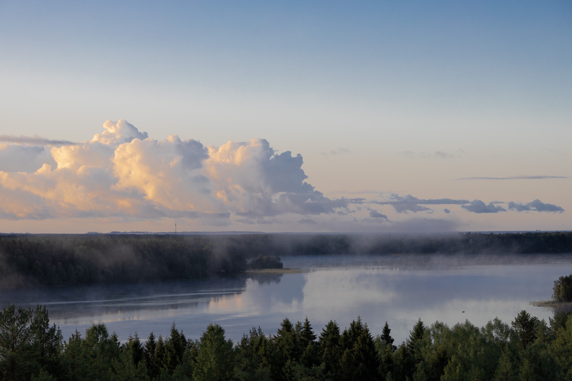 En fin morgon på Nydalasjön
